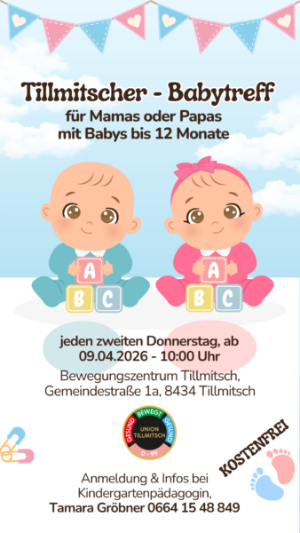 Flyer Tillmitscher Babytreff
