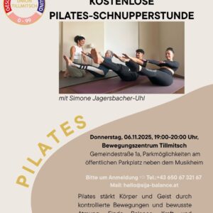 Schnupperstunde Pilates Simone