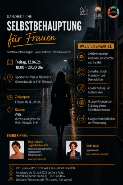 Selbstbehauptung Flyer