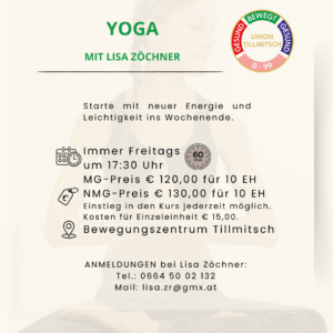 Yoga Freitag