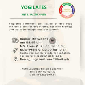 Yogilates Mittwoch