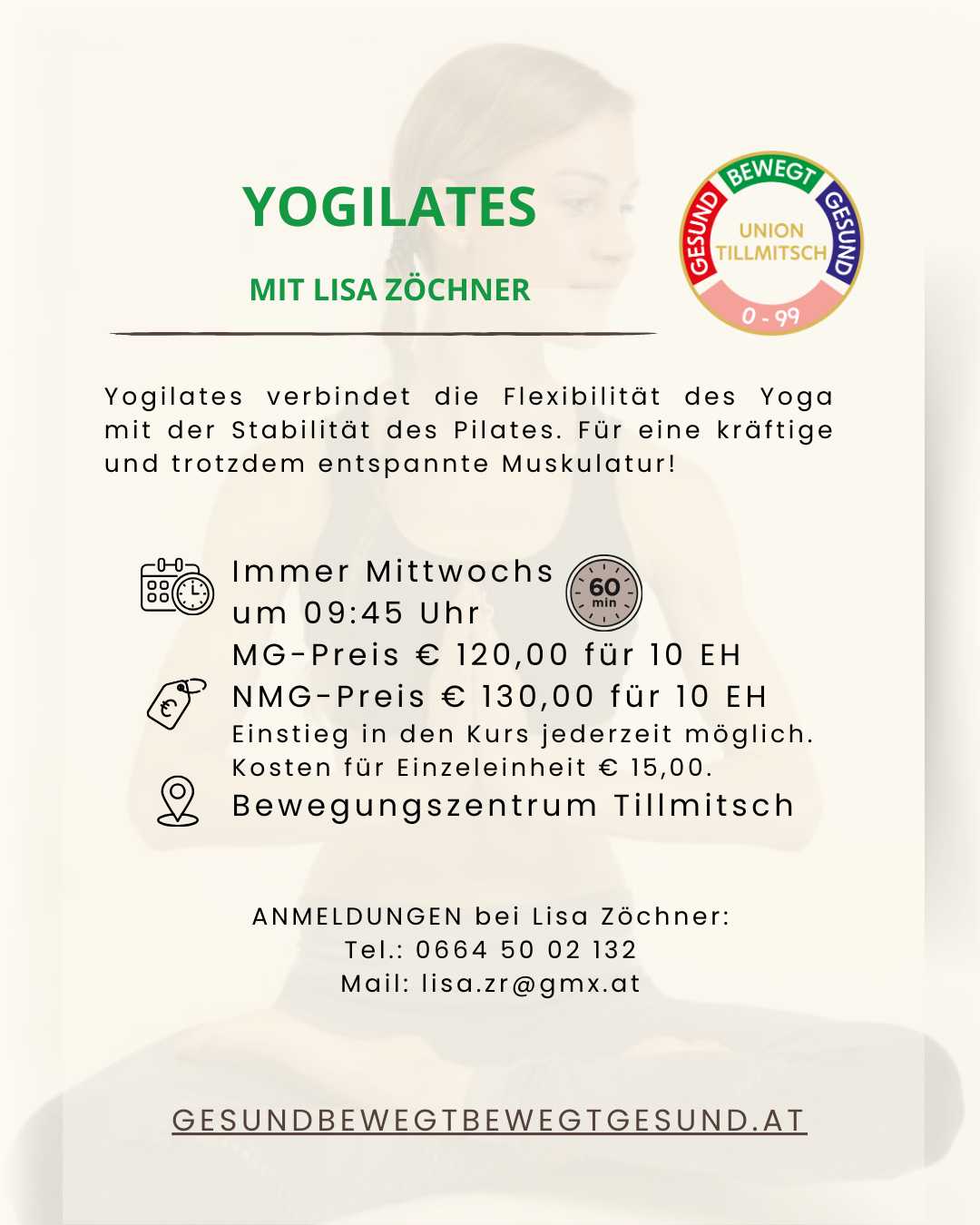 Yogilates Mittwoch